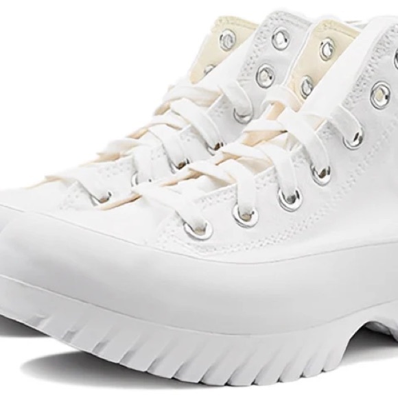 Converse Chuck Taylor All Star Lugged 2.0 High 'White Black' - Picture 3 of 12